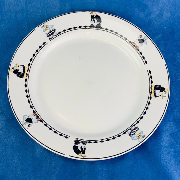 Majesticware Oneida Jennifer Garant TABLE FOR TWO Chefs Dinner Salad Plate Set 3 - Picture 4 of 7